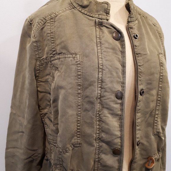 BOHO STYLE HINGE GREEN JACKET - Picture 6 of 16